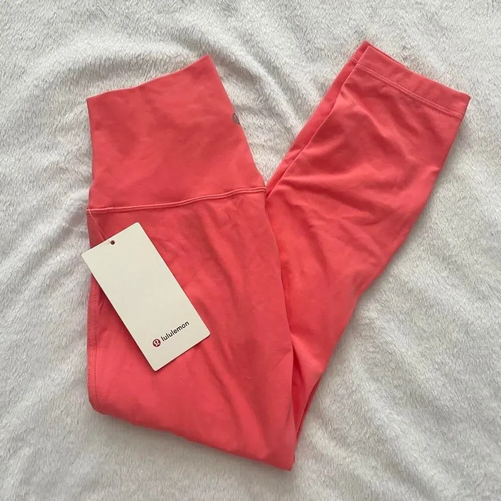 Lululemon Align Leggings Women's 6 NWT Athletic Workout Casual Pink Activewear